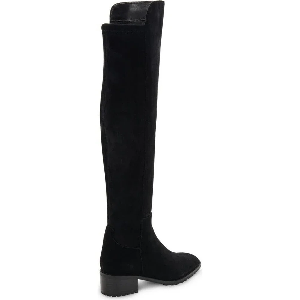 NEW BLONDO Sierra Waterproof Over the Knee Boot SUEDE leather 8 low block heel